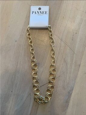 Pannee Gold Chain Link Necklace - Women Jewelry NWOT